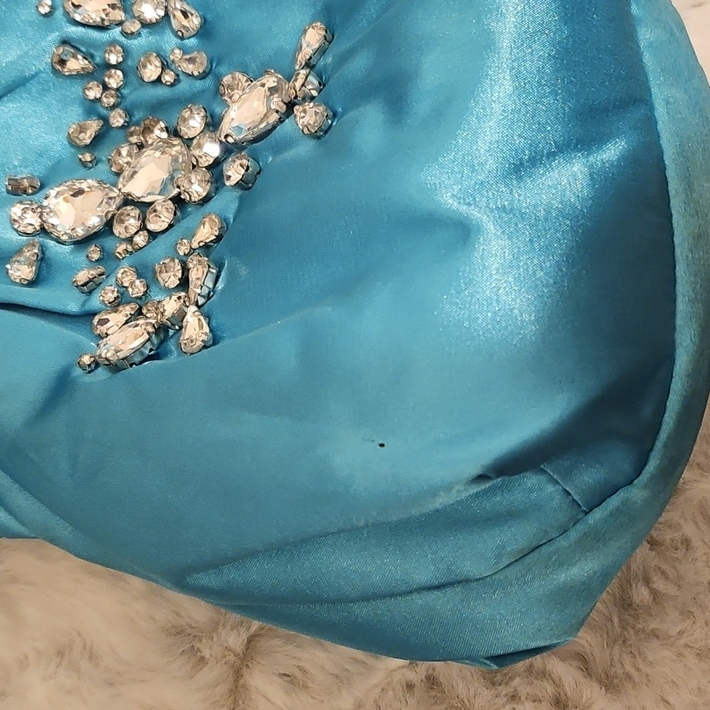 Cynthia Rowley Satin Rhinestone Shoulder Bag with Coin Purse - Picture 13 of 16